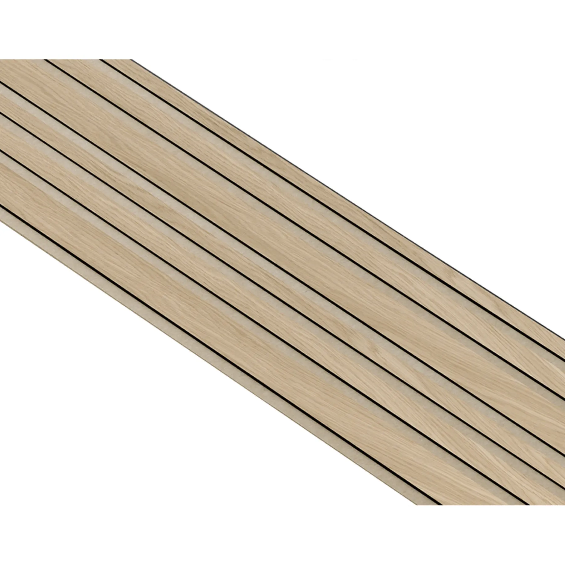 Akustikpanel ^ I-Wood AKUSTIKPANEL EG HVID OLIE 16 X 300 X 2400 MM