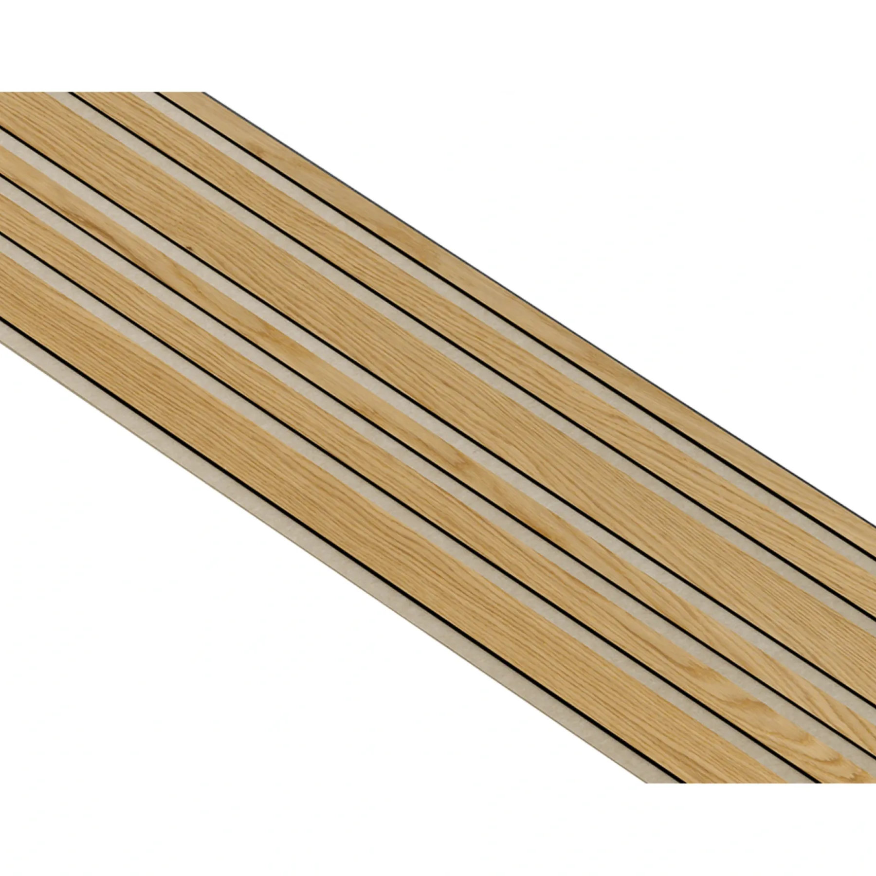 Akustikpanel ^ I-Wood AKUSTIKPANEL EG KLAR OLIE 17 X 300 X 2400 MM