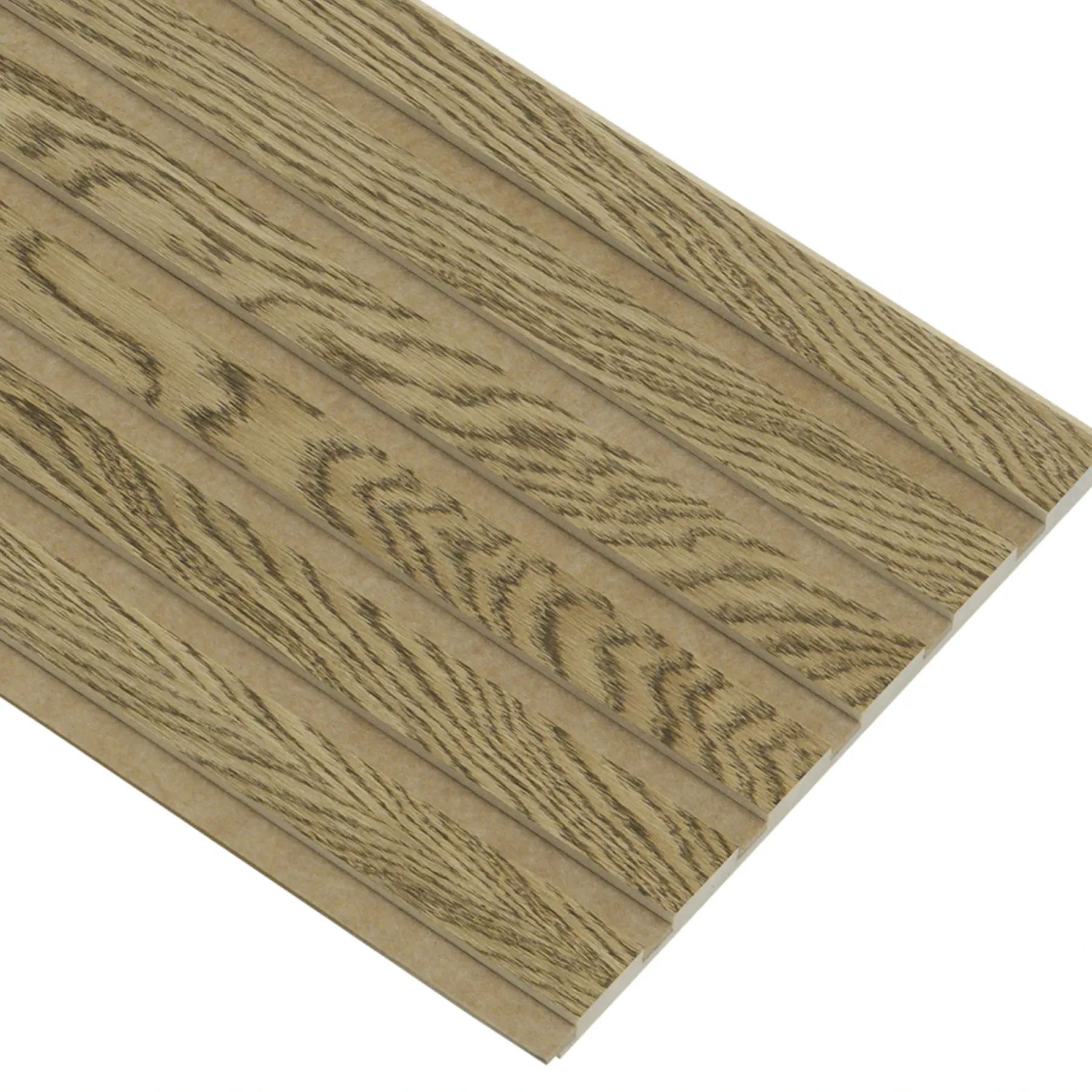 Akustikpanel ^ I-Wood AKUSTIKPANEL EG MØRKEBRUN OLIE 16 X 300 X 2400 MM