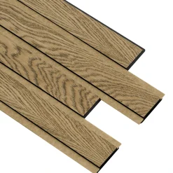 Akustikpanel ^ I-Wood AKUSTIKPANEL EG MØRKEBRUN OLIE 17 X 300 X 2400 MM