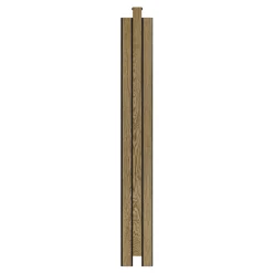 Akustikpanel ^ I-Wood AKUSTIKPANEL EG MØRKEBRUN OLIE 17 X 300 X 2400 MM