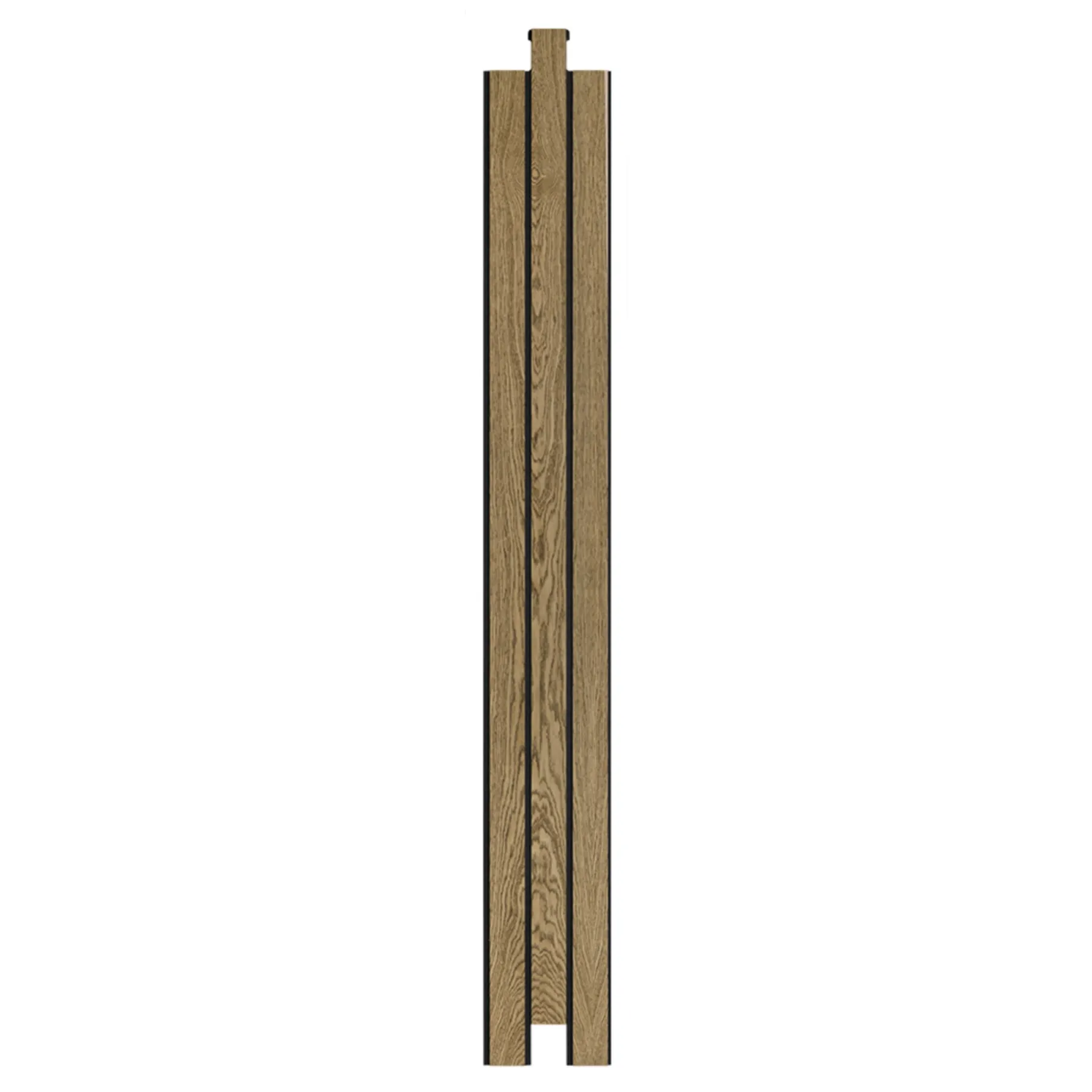 Akustikpanel ^ I-Wood AKUSTIKPANEL EG MØRKEBRUN OLIE 17 X 300 X 2400 MM