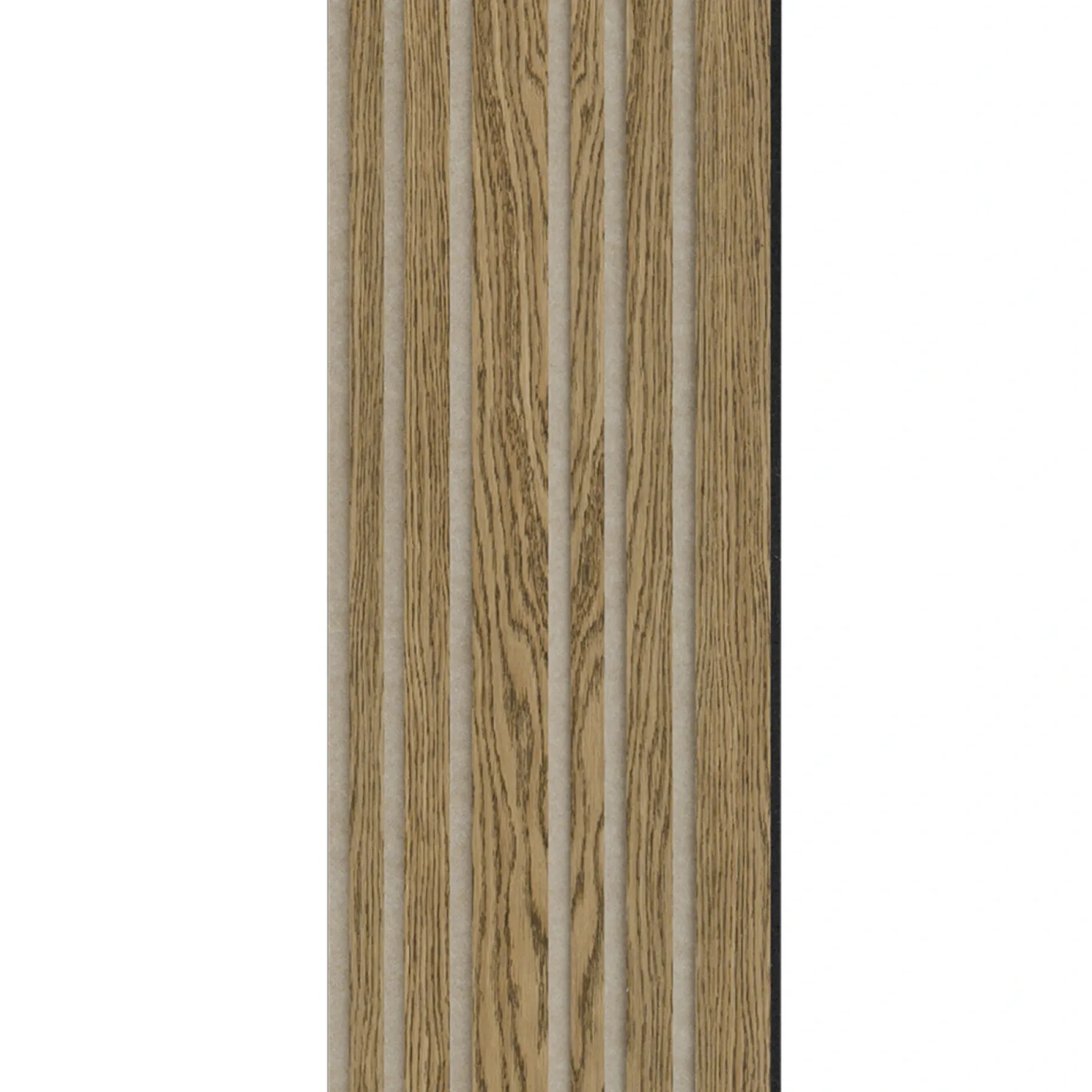 Akustikpanel ^ I-Wood AKUSTIKPANEL EG MØRKEBRUN OLIE 17 X 300 X 2400 MM