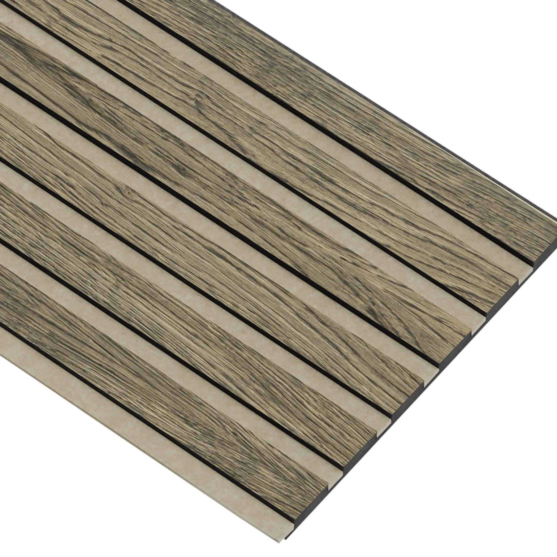 Akustikpanel ^ I-Wood AKUSTIKPANEL EG SORT OLIE 17 X 300 X 2400 MM