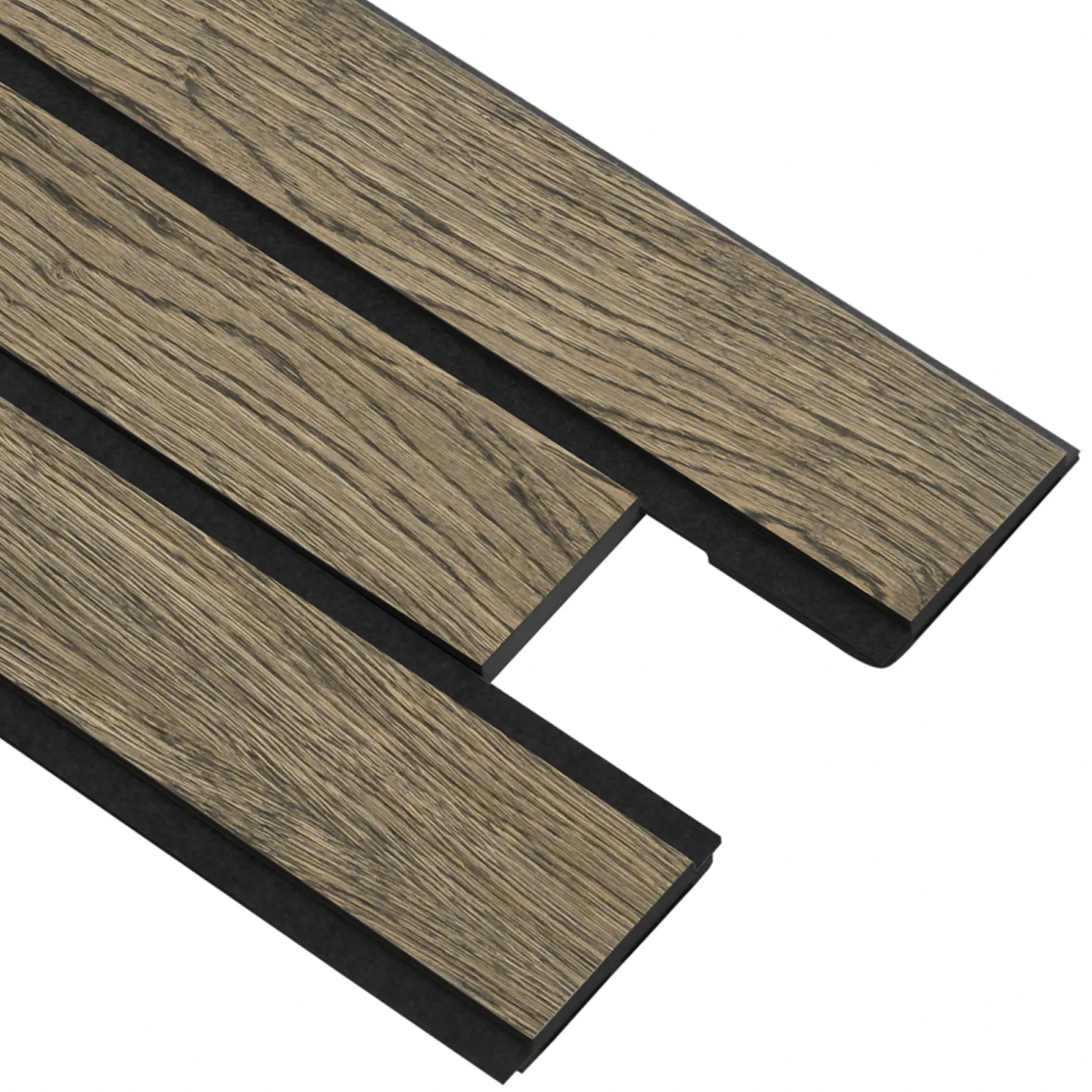Akustikpanel ^ I-Wood AKUSTIKPANEL EG SORT OLIE 17 X 300 X 2400 MM