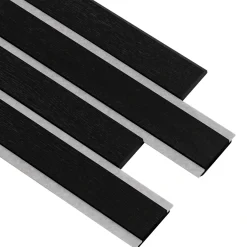 Akustikpanel ^ I-Wood AKUSTIKPANEL EG SORT 17 X 300 X 2400 MM