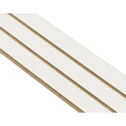 Akustikpanel ^ I-Wood AKUSTIKPANEL HVID 16 X 300 X 2400 MM