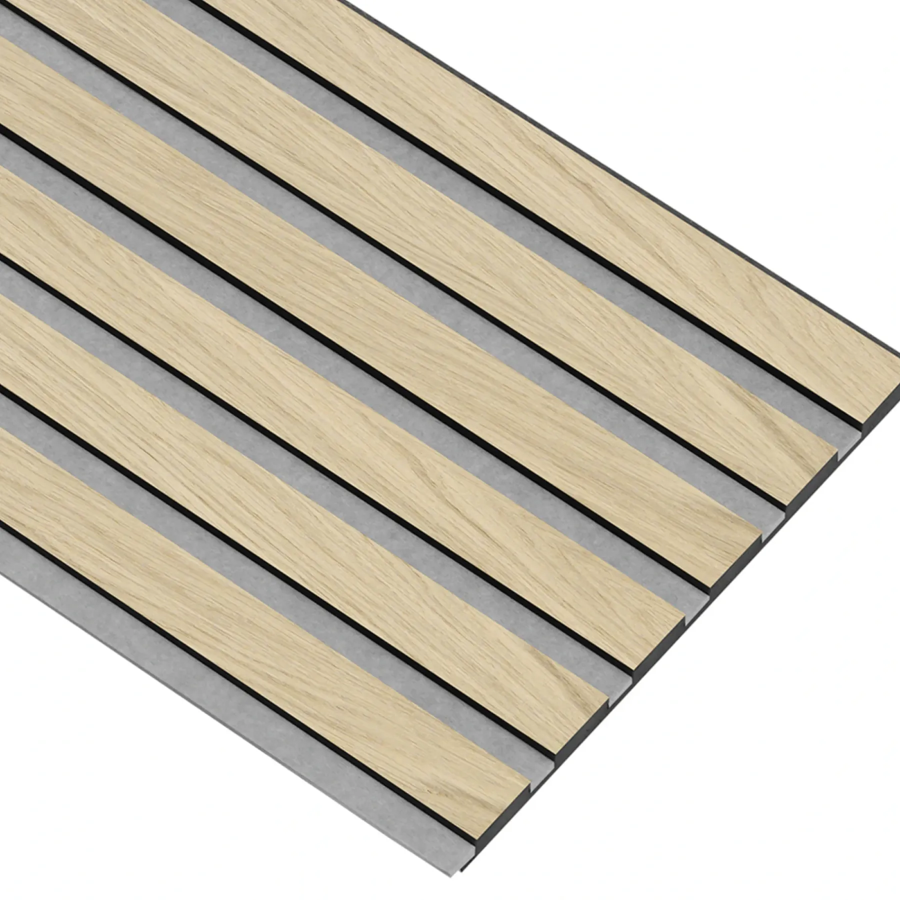 Akustikpanel ^ I-Wood AKUSTIKPANEL NATUR EG 17 X 300 X 2400 MM