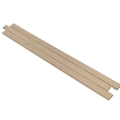 Akustikpanel ^ I-Wood AKUSTIKPANEL NATUR EG 17 X 300 X 2400 MM