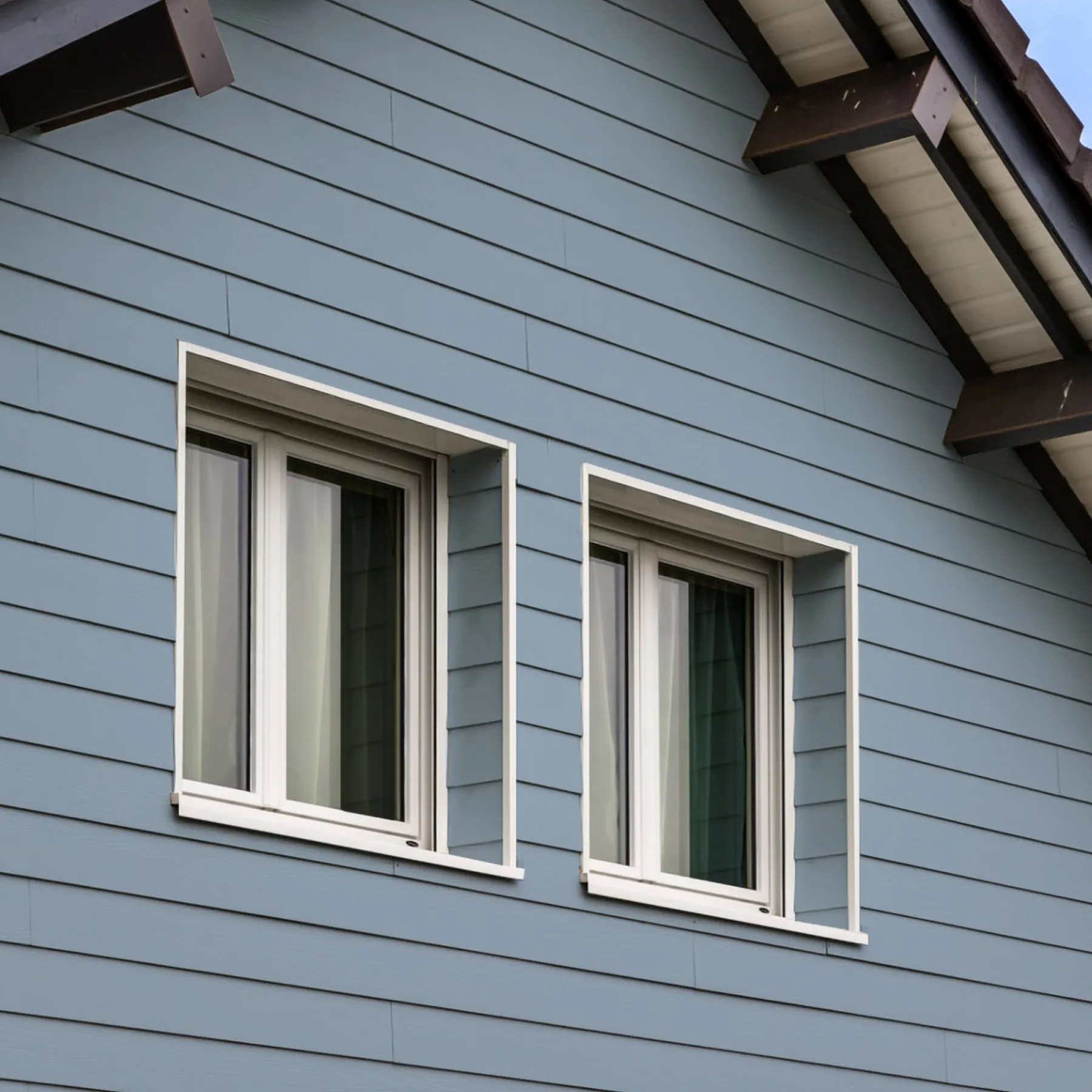 Facadebeklædning ^ James Hardie GLAT HARDIEPLANK 8 X 180 X 3600 MM GRÅBLÅ