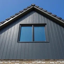Facadebeklædning ^ James Hardie TRÆSTRUKTUR HARDIEPLANK 8 X 180 X 3600 MM ANTRACITGRÅ