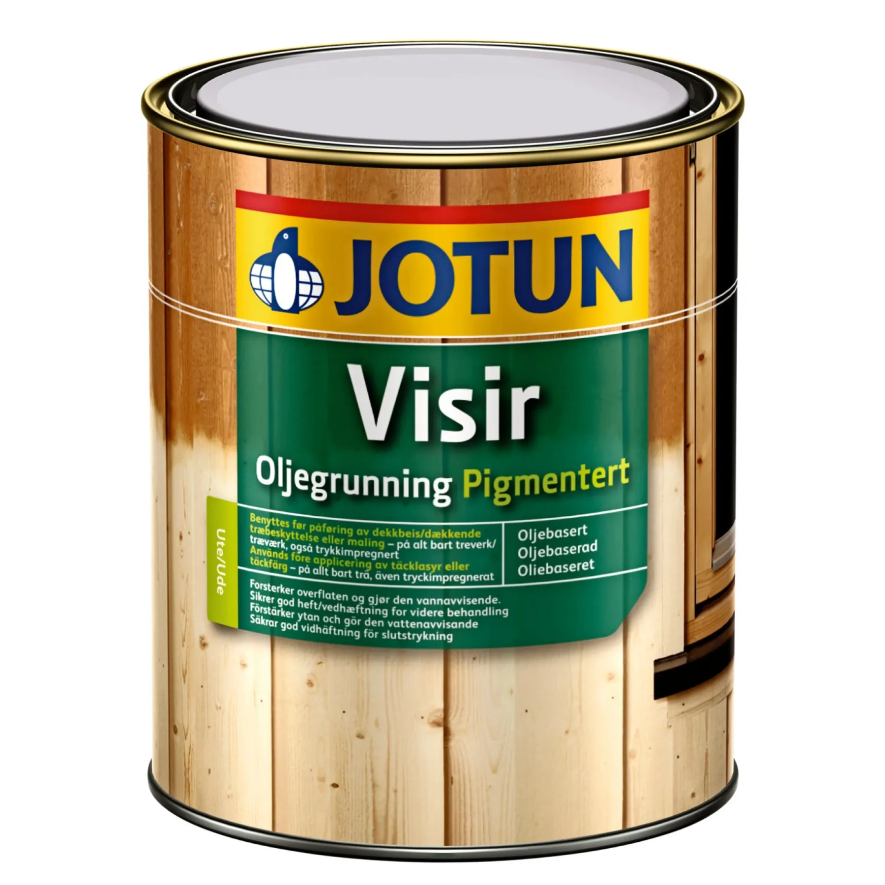 Trægrunder ^ Jotun VISIR PIGMENTERET OLIE GRUNDER 1 L