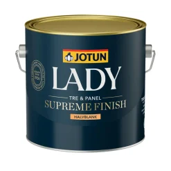 LADY SUPREME FINISH 40 TRÆ- OG LISTEMALING 2,7 L HVID>Jotun Best