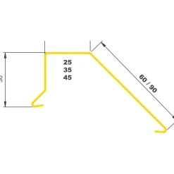 SORT ALU-PROFIL 5BS, 35 X 30 X 90 MM. STERNKAPSEL 1 M>Jual Online