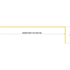 Alu Profiler ^ Jual SORT ALU-PROFIL 21FS, 25 X 120 X 25 MM. LIMTRÆSPROFIL 1 M