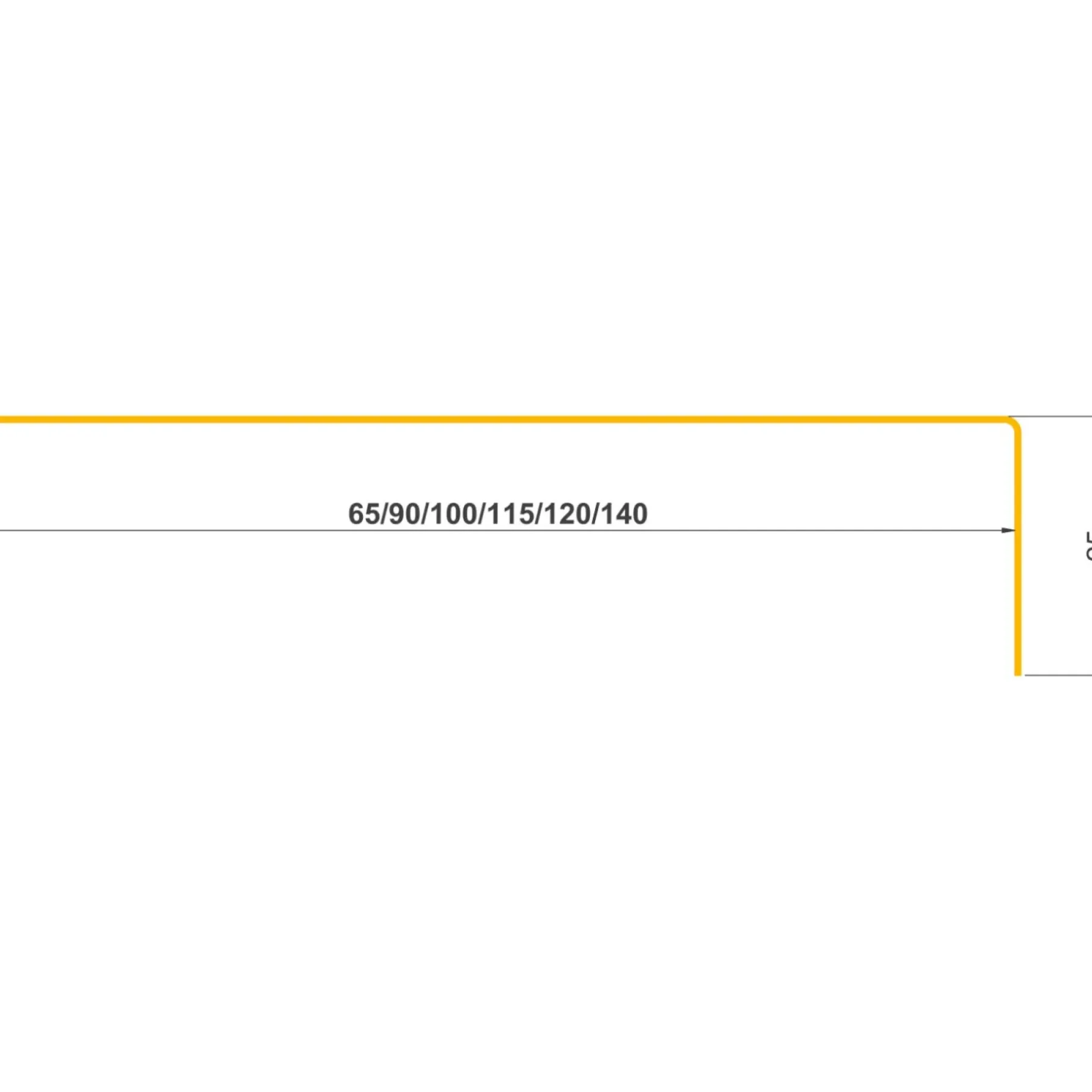 Alu Profiler ^ Jual SORT ALU-PROFIL 21FS, 25 X 120 X 25 MM. LIMTRÆSPROFIL 1 M