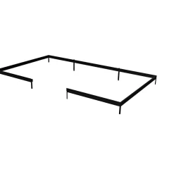 Drivhusfundamenter ^ Juliana JUBII 60 SOKKEL SORT 15,1 M2