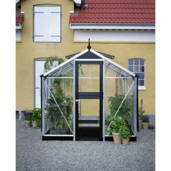 COMPACT EKSKL. SOKKEL DRIVHUS 10 MM POLY ALUMINIUM 8,2 M2>Juliana New