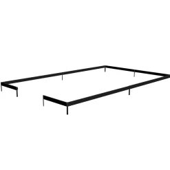 GARTNER STÅLFUNDAMENT SORT 16,2 M2>Juliana Outlet