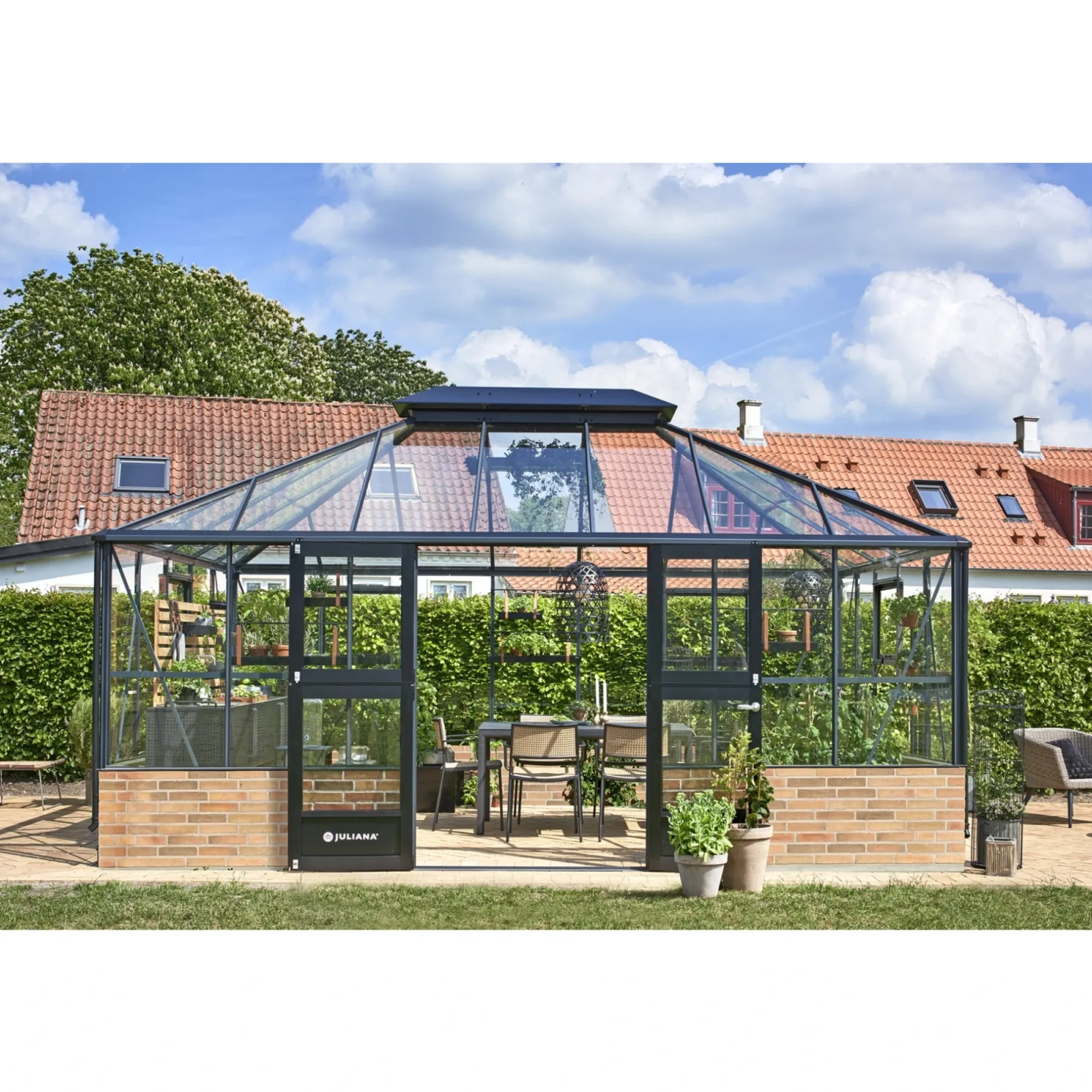 GRAND OASE MUR ORANGERI 3 MM HÆRDET GLAS HELE BANER ANTRACIT 18,8 M2>Juliana