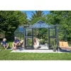 ORANGERI DRIVHUS 3 MM HÆRDET GLAS HELE BANER ANTRACIT 21,5 M2>Juliana Sale