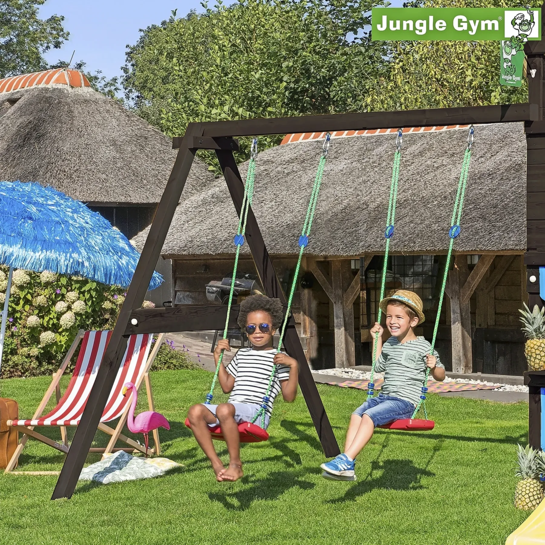 SWING GYNGEMODUL SORT TRÆ>Jungle Gym Discount