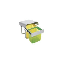 EKKO 2 AFFALDSSTATIV HVID/GUL 16+16 L>Juvel Discount