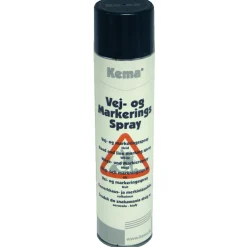 Maling Udendørs ^ Kema VEJ- OG MARKERINGSFARVE 600 ML HVID