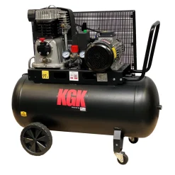 Trykluftværktøj ^ KGK 90/550 KOMPRESSOR 10 BAR 90 L