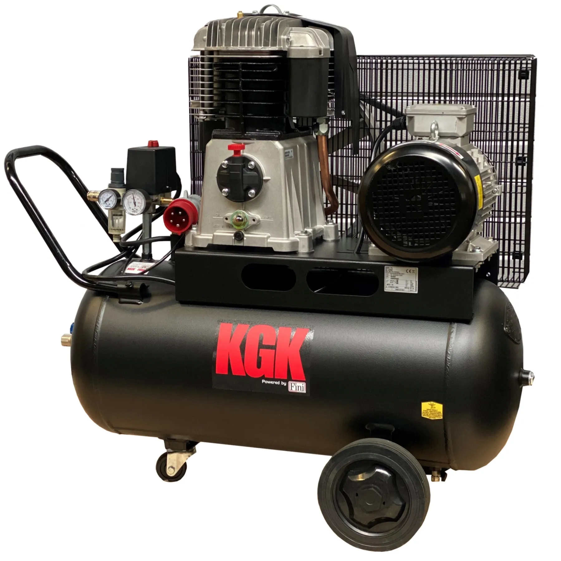 Trykluftværktøj ^ KGK 90/858 KOMPRESSOR 10 BAR 90 L