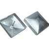 Stolper & Pæle ^ Kokille CAP 76 STOLPEHAT ALUMINIUM GRÅ 76 X 76 MM