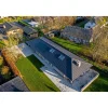 Solcelletag ^ Komproment LINEA 3 KWP SOLCELLETAG SORT GLAS