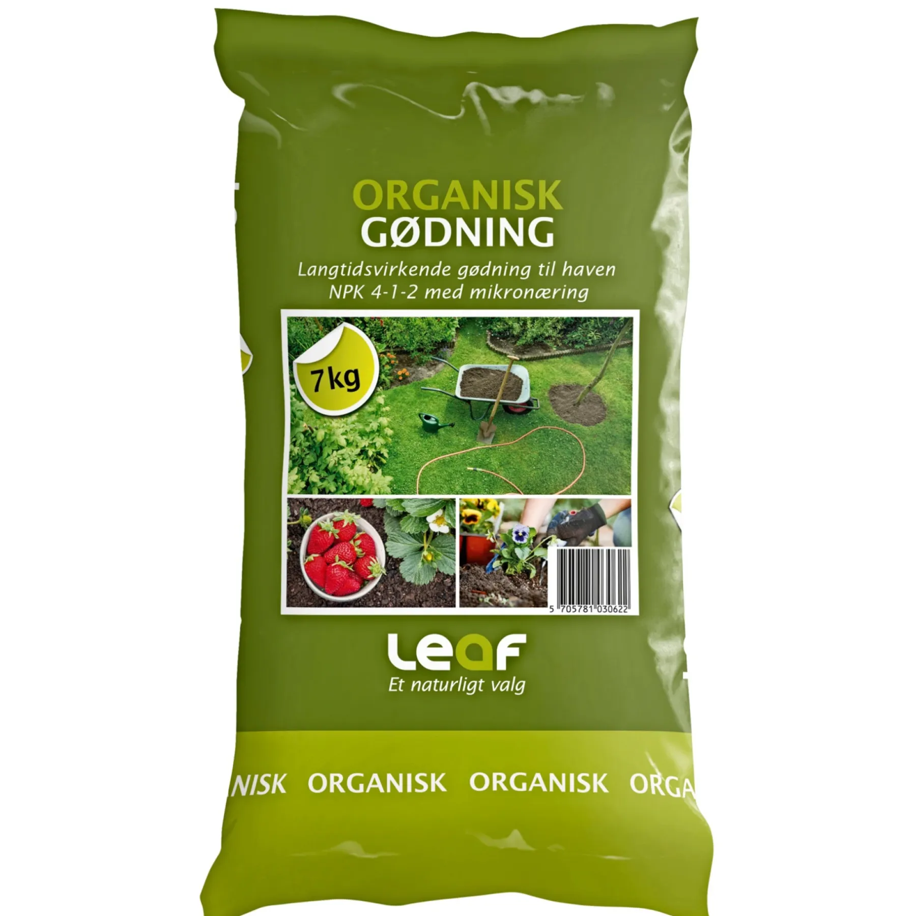 Gødning & Kalk ^ Leaf ORGANISK GØDNING 7 KG