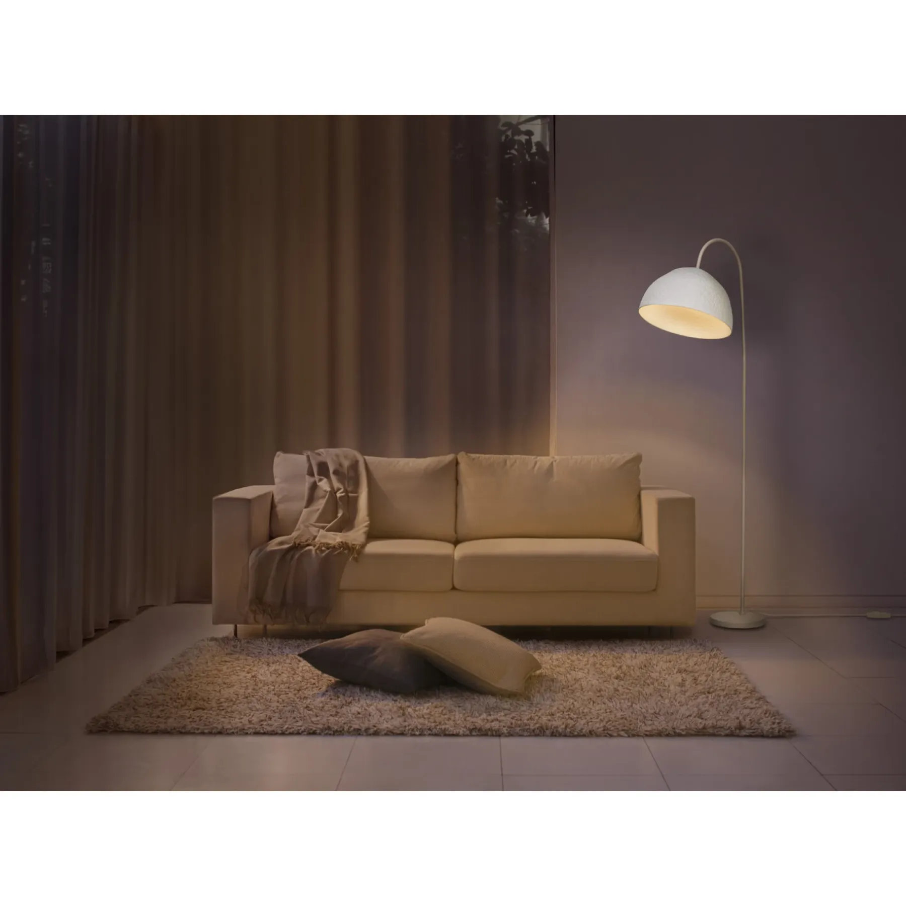 Gulvlamper ^ LEDVANCE DECOR CAMEL GULVLAMPE HVID 33,3 CM