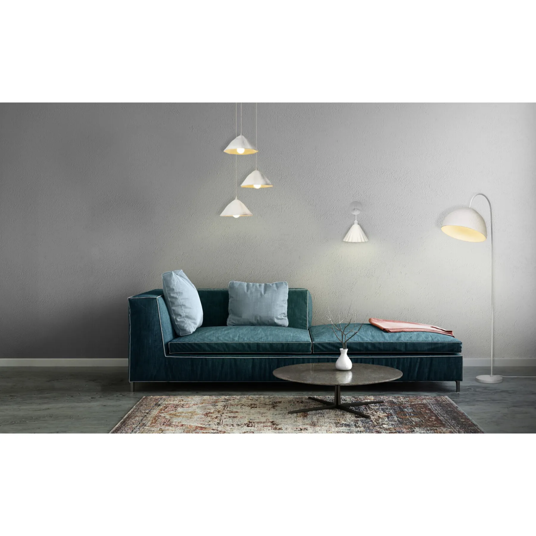 Gulvlamper ^ LEDVANCE DECOR CAMEL GULVLAMPE HVID 33,3 CM