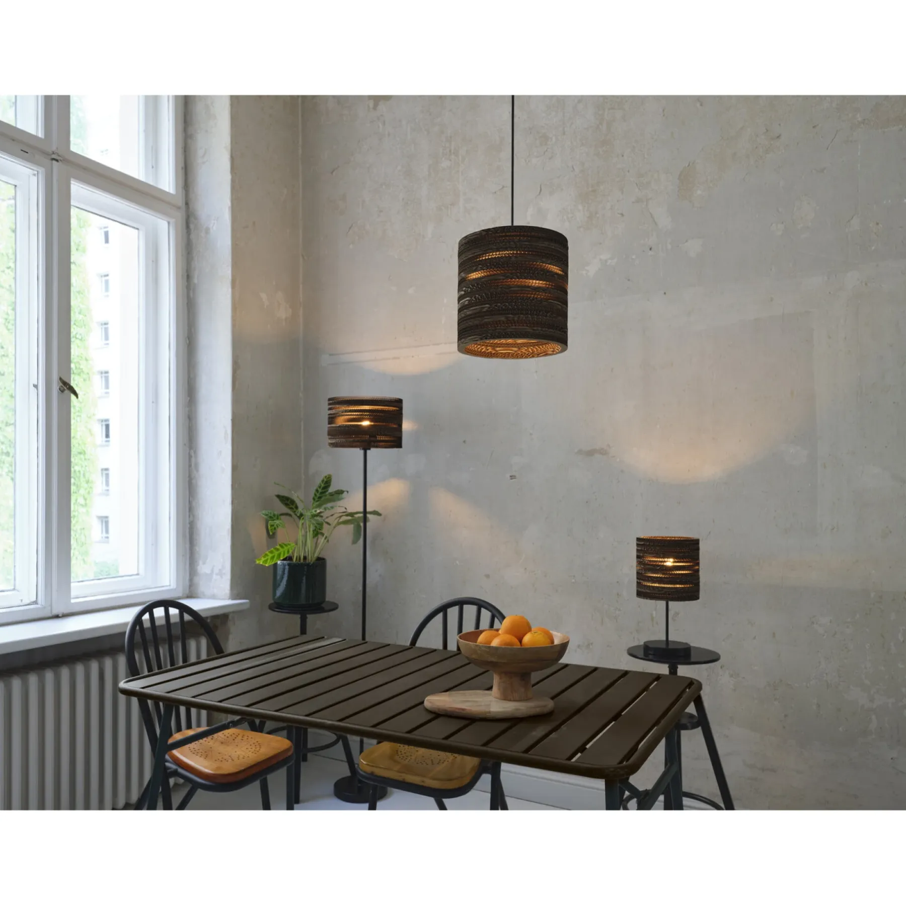 Bordlamper ^ LEDVANCE DECOR CARDBOARD BORDLAMPE BRUN 25,8 CM