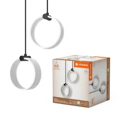 Pendel Lampe ^ LEDVANCE DECOR CIRCLE PENDEL SORT 22,7 CM