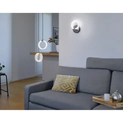Væglamper Inde ^ LEDVANCE DECOR CIRCLE VÆGLAMPE 8W SORT