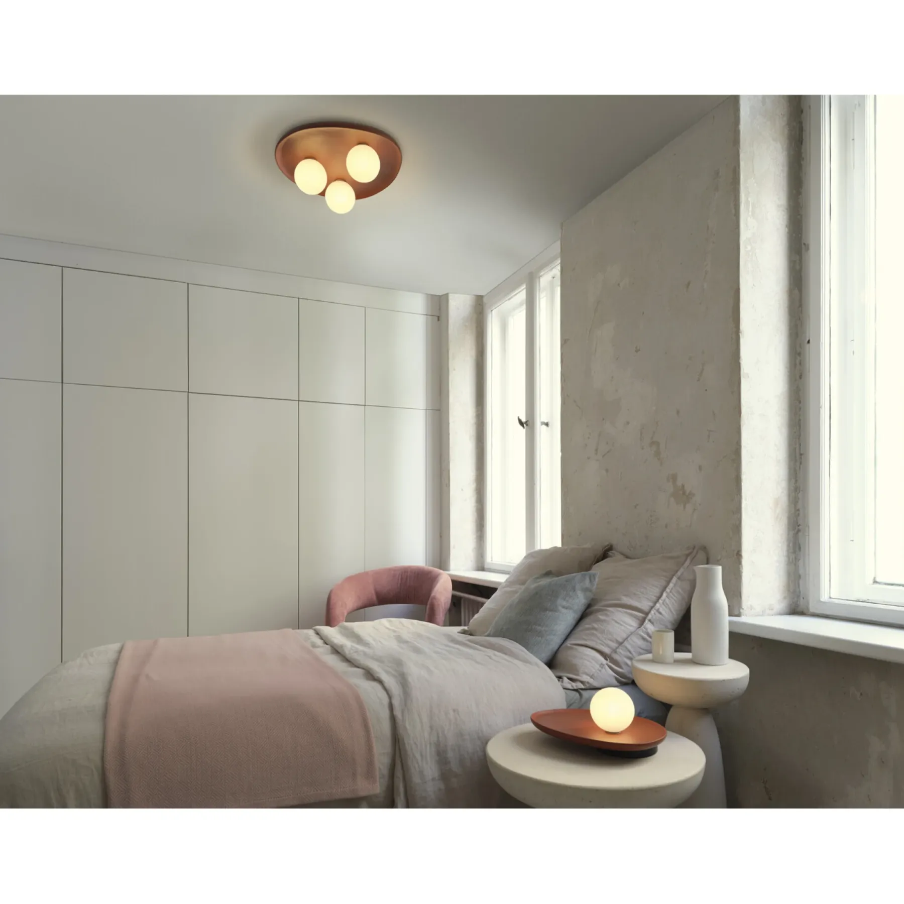 Pendel Lampe ^ LEDVANCE DECOR CLAY LOFTLAMPE BRUN 45,2 CM