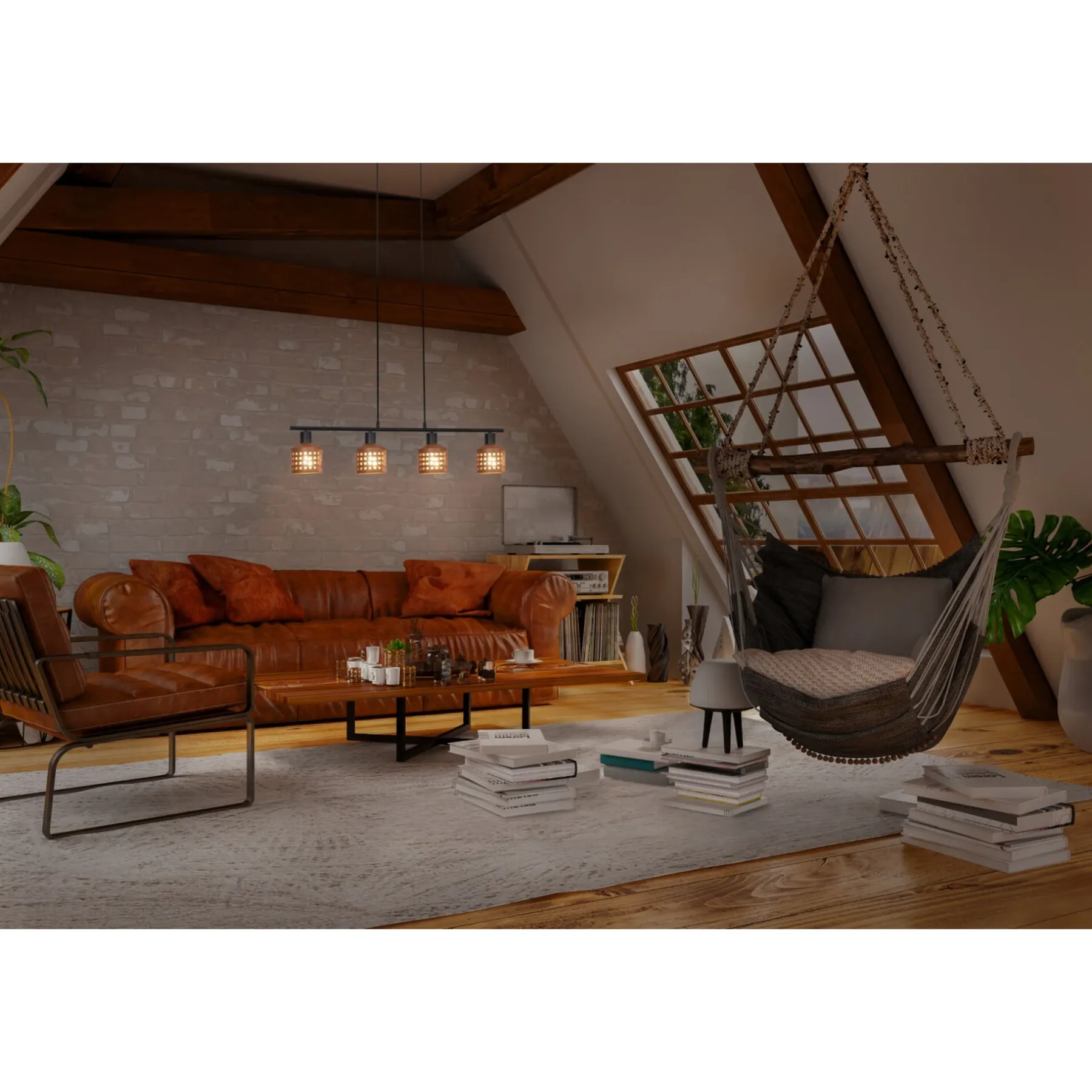 Pendel Lampe ^ LEDVANCE DECOR CLAY PENDEL BRUN 23,6 CM