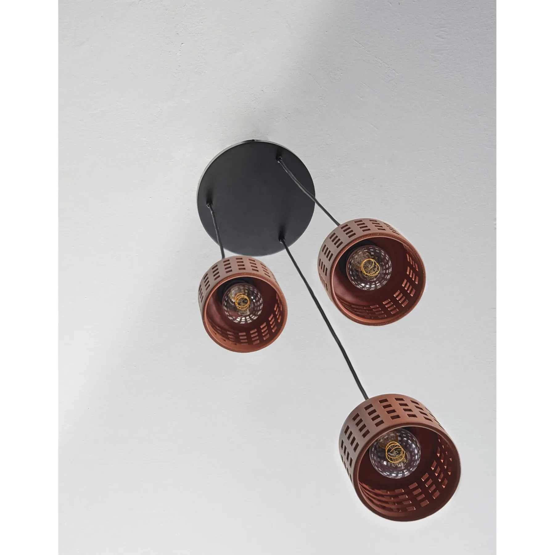 Pendel Lampe ^ LEDVANCE DECOR CLAY PENDEL BRUN 32,8 CM