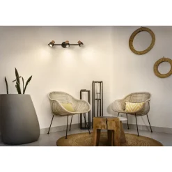 Spotlights ^ LEDVANCE DECOR CORK SPOTLAMPE SORT GU10 10,2W