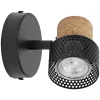 Spotlights ^ LEDVANCE DECOR CORK SPOTLAMPE SORT GU10 3,4W