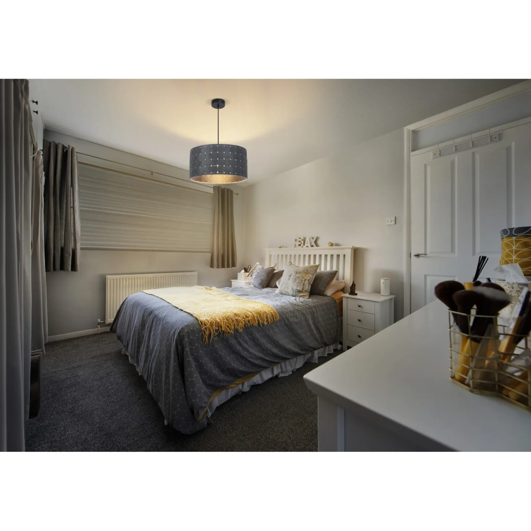 Pendel Lampe ^ LEDVANCE DECOR FELT PLAFOND MØRK GRÅ 39,2 CM