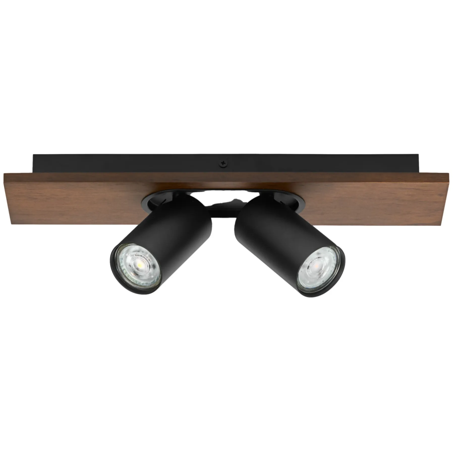 Spotlights ^ LEDVANCE DECOR MERCURY SPOTLAMPE TRÆ/SORT GU10 6,8W
