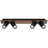 Spotlights ^ LEDVANCE DECOR MERCURY SPOTLAMPE TRÆ/SORT GU10 13,6W