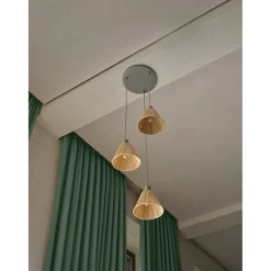 Gulvlamper ^ LEDVANCE DECOR RAFFIA GULVLAMPE BRUN/GRØN 22,8 CM