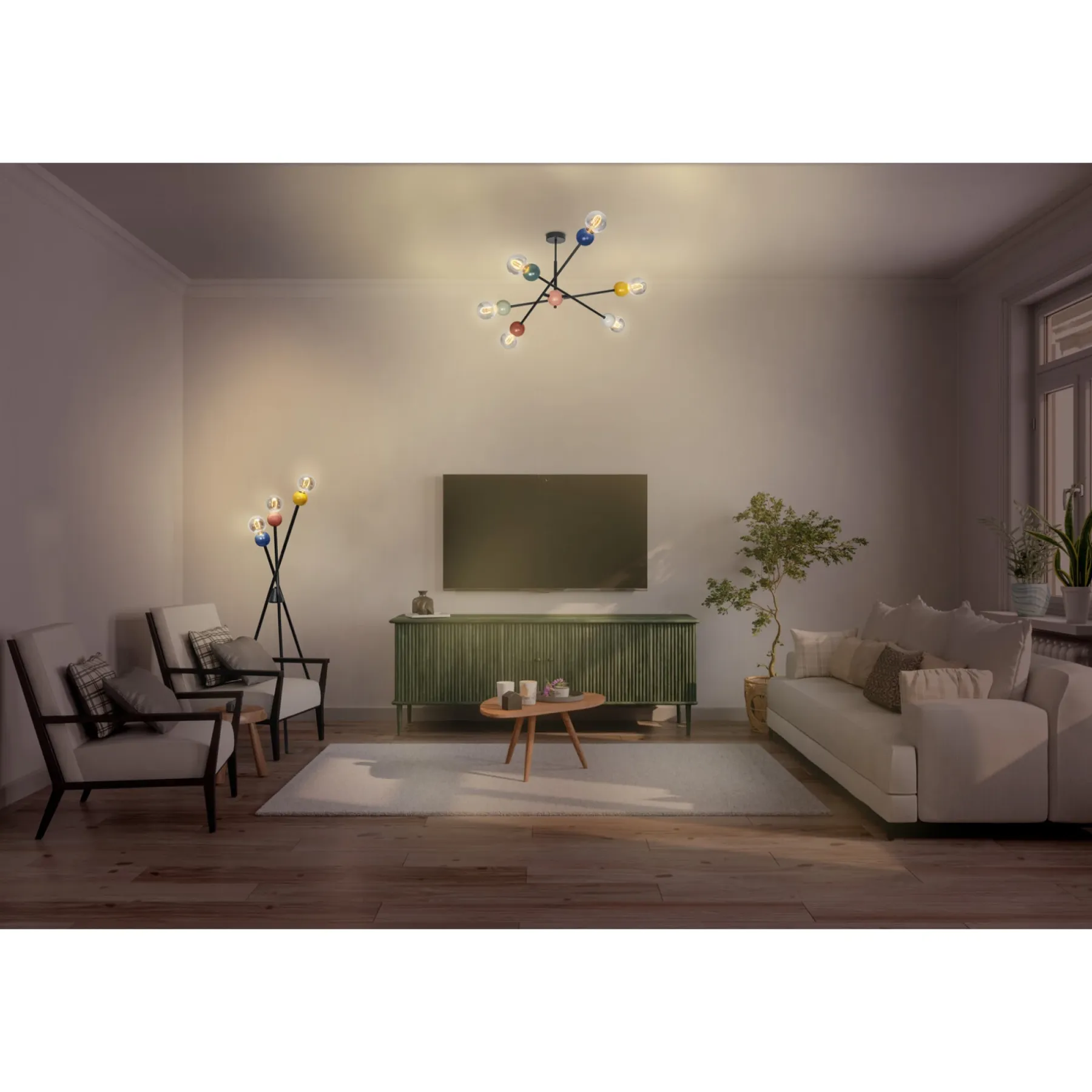 DECOR BUBBLE PENDEL MULTIFARVET 31,7 CM>LEDVANCE Outlet