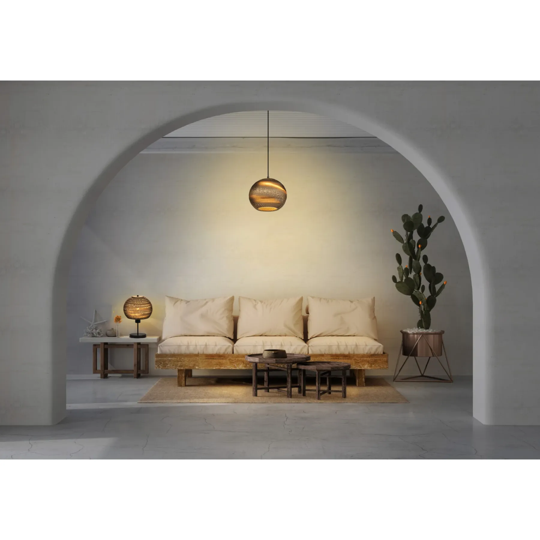 DECOR CARDBOARD BORDLAMPE BRUN 24,3 CM>LEDVANCE Outlet