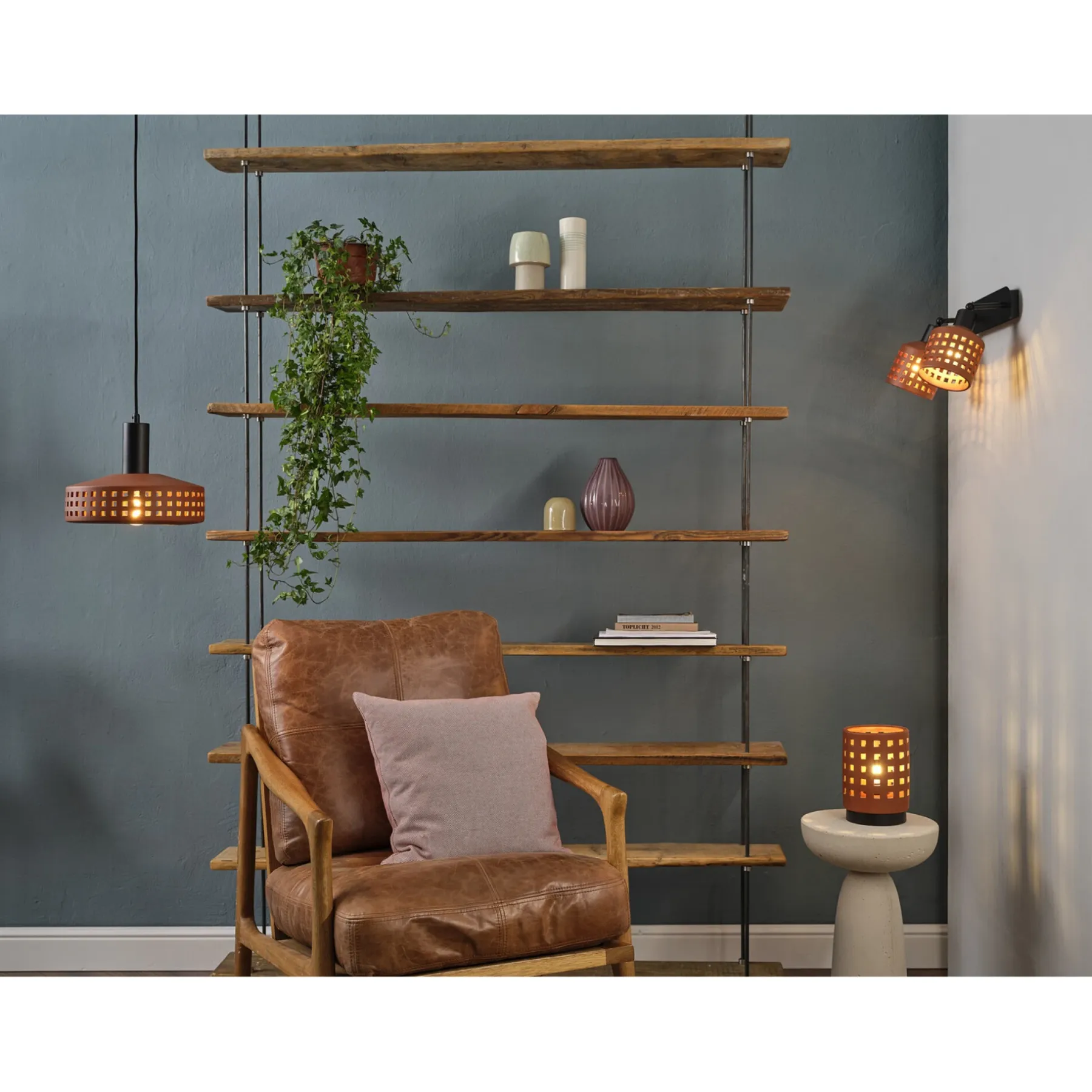 DECOR CLAY BORDLAMPE BRUN 28,3 CM>LEDVANCE